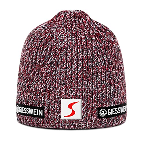 GIESSWEIN ÖSV Cap Wengen - Merino Mütze mit Fleece-Innenfutter, Ski Austria Beanie, Damen & Herren Strickmütze aus Merinowolle, Warm gefütterte Skimütze, Unisex Wintermütze von GIESSWEIN