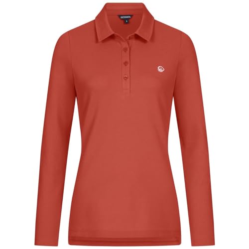 GIESSWEIN Organic Poloshirt Damen Langarm - 100% Bio-Baumwolle, Poloshirts für Damen für Business & Freizeit, Baumwoll Polo Shirt für Golf & Reiten von GIESSWEIN