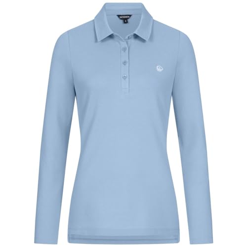 GIESSWEIN Organic Poloshirt Damen Langarm - 100% Bio-Baumwolle, Poloshirts für Damen für Business & Freizeit, Baumwoll Polo Shirt für Golf & Reiten von GIESSWEIN