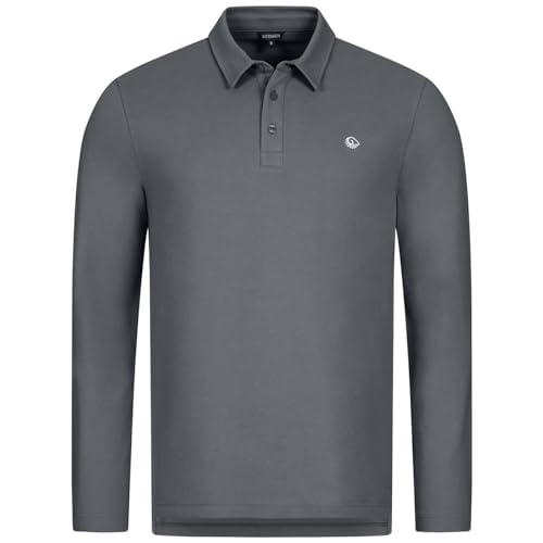 GIESSWEIN Organic Poloshirt Herren Langarm - 100% Bio-Baumwolle, Poloshirts für Herren für Business & Freizeit Organic Cotton, Polohemd Männer von GIESSWEIN