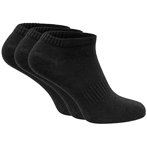 GIESSWEIN Organic Sneaker Socken Herren & Damen 35-46 [3er Pack] - Anti Schweiß Socken temperaturregulierend atmungsaktiv - Laufsocken Sportsocken Herren & Damen - Sneakersocken aus Bio-Baumwolle von GIESSWEIN