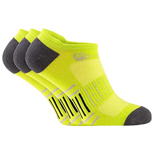 GIESSWEIN Running socks - 3er Pack Laufsocken, Damen & Herren Socken aus Bio-Baumwolle, 3 Paar Kompressionsstrümpfe, Anti-Blasen-Polsterung von GIESSWEIN