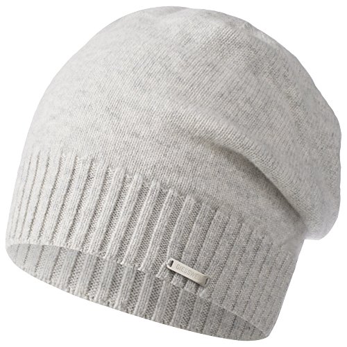 GIESSWEIN Cashmere Beanie Schwarzenstein - Kaschmir Mütze, Damen & Herren Haube, Unisex Longbeanie, Dünne Strickmütze, Leichte, warme, atmungsaktive & Bequeme Wintermütze von GIESSWEIN