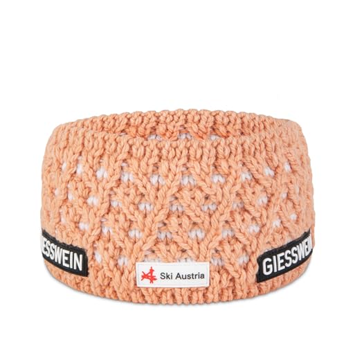 GIESSWEIN Ski Austria Headband Adelboden - Merino Stirnband Damen Winter gefüttert, Fleece Stirnband Herren aus Merinowolle grobmaschig, 11cm breites Haarband gefüttert, ÖSV Kopfband Unisex von GIESSWEIN