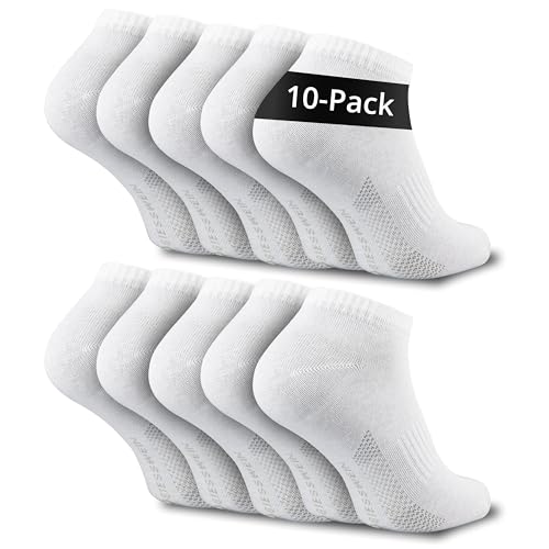 GIESSWEIN Sneaker Socken Damen & Herren 6er | 10er Pack - Atmungsaktive Socken kurz - Temperaturregulierende Sneakersocken - Hochwertige Sneakersocken Damen & Herren für Sport & Alltag von GIESSWEIN