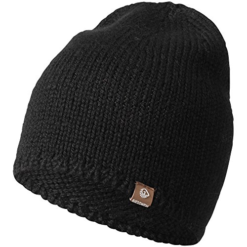 GIESSWEIN Strickmütze Hohe Munde - Unisex High Beanie mit Merinowolle, Leichte Mütze für Damen & Herren, Haube für Herbst & Winter, Wool Cap von GIESSWEIN