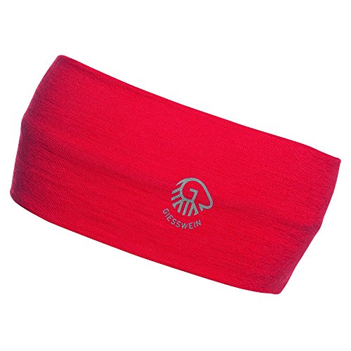 Giesswein Unisex Brentenjoch Stirnband, Rot (Zinober 343), One Size von GIESSWEIN