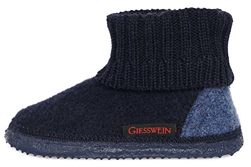 GIESSWEIN Kramsach Kids, Hüttenschuhe Unisex Kinder, Ocean 588, 25 EU von GIESSWEIN