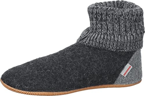 GIESSWEIN Wildpoldsried Kids, Hüttenschuhe Unisex-Kinder, Anthrazit 019, 27 EU von GIESSWEIN
