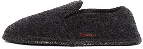 GIESSWEIN Unisex Niederthal Hohe Hausschuhe, Anthrazit 019, 38 EU von GIESSWEIN