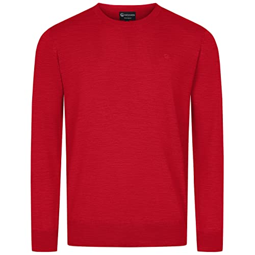 GIESSWEIN Merino Pullover Herren Light Rundhals - 100% feinste Merino Lammwolle, Strickpullover Herren Langarm, Business Casual Winterpullover Herren von GIESSWEIN