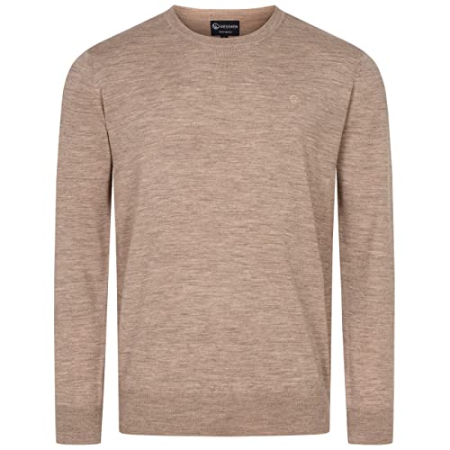 GIESSWEIN Merino Pullover Herren Light Rundhals - 100% feinste Merino Lammwolle, Strickpullover Herren Langarm, Business Casual Winterpullover Herren von GIESSWEIN