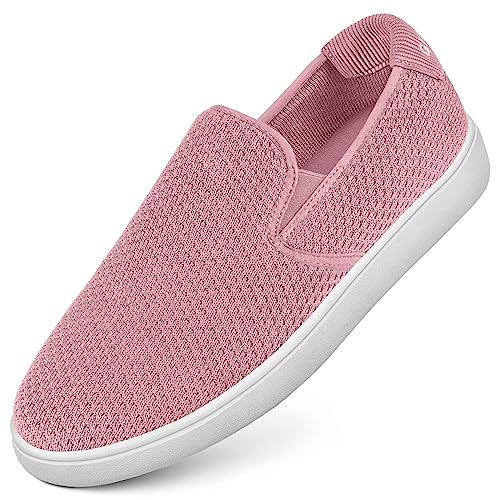 GIESSWEIN Wood Slip On Sneakers Damen Bootsschuhe - Bequeme Slipper - Ballerinas Damen sportlich - Stoffschuhe Sommer - Stoff-Turnschuhe - Loafer von GIESSWEIN