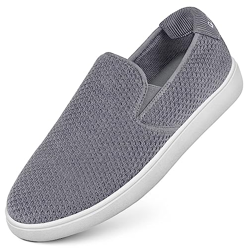 GIESSWEIN Wood Sneaker Slip-On Herren [EU 40-48] - Bequeme Sommerschuhe Herren - Freizeitschuhe Männer - Slipper Men - Schuhe zum Reinschlüpfen - Stoffschuhe - Schlupfschuhe - Slip on Sneaker von GIESSWEIN