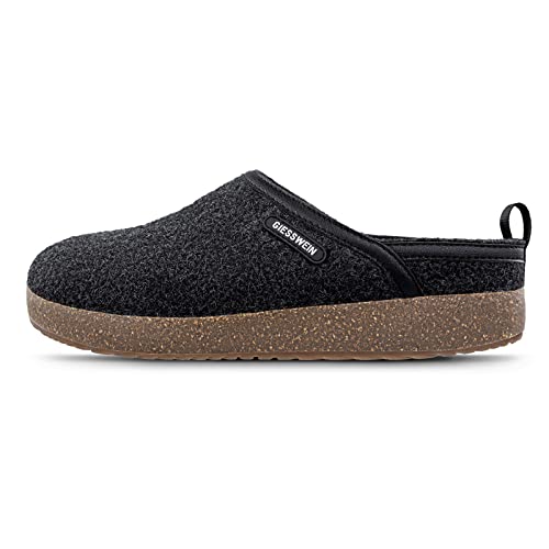 GIESSWEIN Wool Clog - Damen & Herren Filz Pantoffeln, Warme & Bequeme Hausschuhe, Filzpantoffel für drinnen & draußen, rutschfeste Sohle von GIESSWEIN