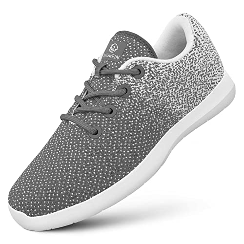 GIESSWEIN Wool Knit Limited Men - Atmungsaktive Herren Sneaker aus Merino Wool 3D Stretch, Sportliche Freizeitschuhe, Barfuß- Schuhe von GIESSWEIN