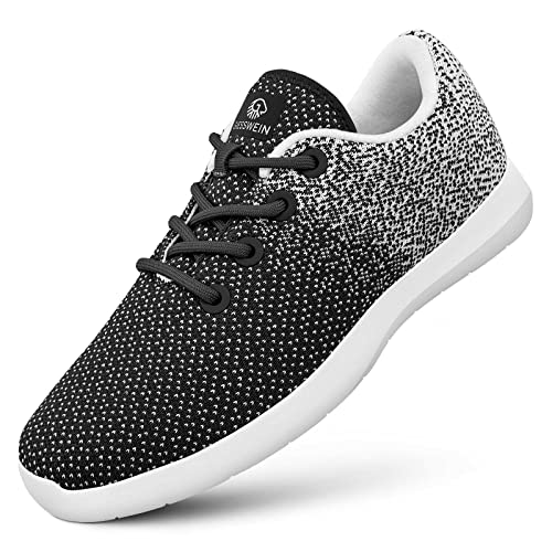 GIESSWEIN Wool Knit Limited Men - Atmungsaktive Herren Sneaker aus Merino Wool 3D Stretch, Sportliche Freizeitschuhe, Barfuß- Schuhe von GIESSWEIN