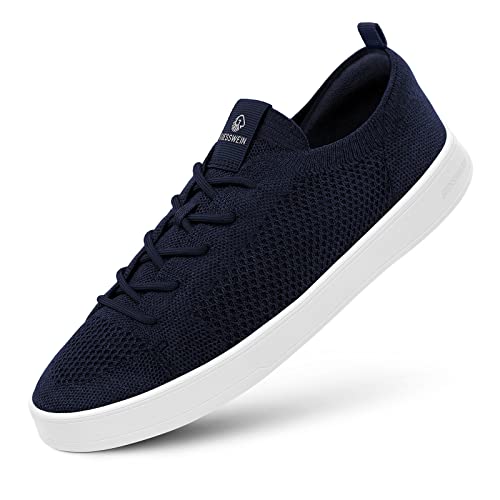 GIESSWEIN Wool Sneaker Men - Platform Herren Schuhe, Low-Top Halbschuhe, Freizeit Sneakers aus Merino Wool 3D Stretch, Superleichte Schnürer von Giesswein
