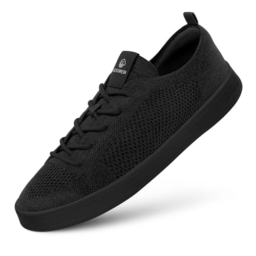 GIESSWEIN Wool Sneaker Men - Platform Herren Schuhe, Low-Top Halbschuhe, Freizeit Sneakers aus Merino Wool 3D Stretch, Superleichte Schnürer von GIESSWEIN