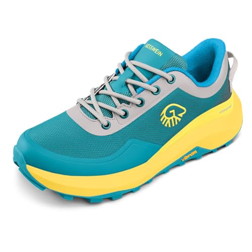GIESSWEIN Wool Trail X Women - Wasserdichter Trailrunning Schuh mit Vibram® Megagrip Sohle, Sportschuh mit dämpfender Eva Mittelsohle, Sneaker aus atmungsaktiver Merinowolle mit Wechselfußbett von GIESSWEIN