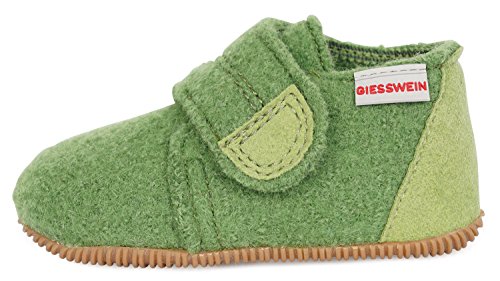 Giesswein Unisex Kinder Oberstaufen Ungefüttert Hausschuhe, Gras 46720 EU von GIESSWEIN