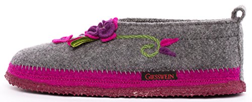 GIESSWEIN Tangerhuette, Hohe Hausschuhe Damen, Schiefer 017, 40 EU von GIESSWEIN