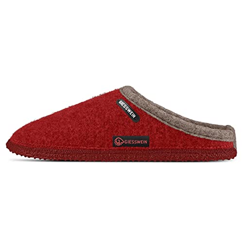 Giesswein Unisex-Erwachsene Dannheim Pantoffeln Hausschuhe, Rot (Kirsche 362), 39 EU von GIESSWEIN