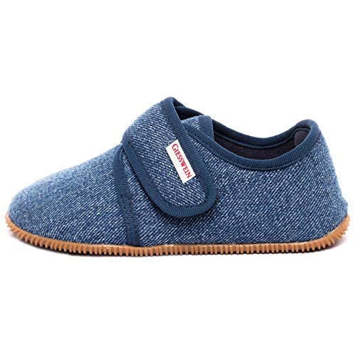 Giesswein Unisex Kinder Türnberg Flache Hausschuhe, Jeans 527, 32 EU von GIESSWEIN