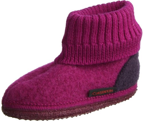 Giesswein Unisex Kramsach Hohe Hausschuhe, Pink (Beere), 26 EU von GIESSWEIN