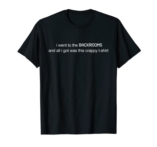 Die Backrooms lustige Männer Frauen T-Shirt Die Backrooms lustige Männer Frauen T-Shirt von GIFTMONSTR Gift Shop