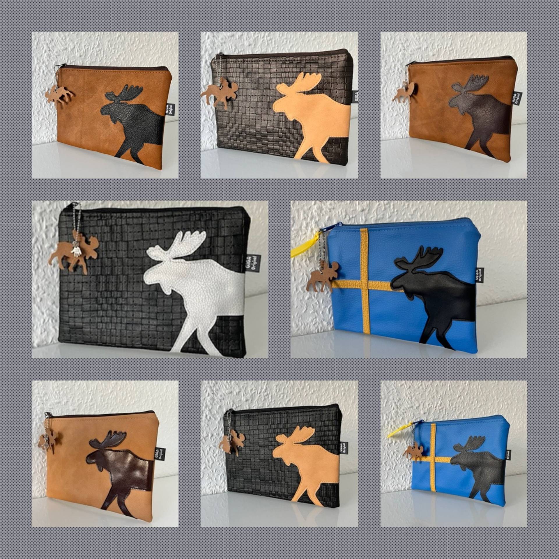 Elchtasche - Tasche Mit Elch von GIGAOriginal