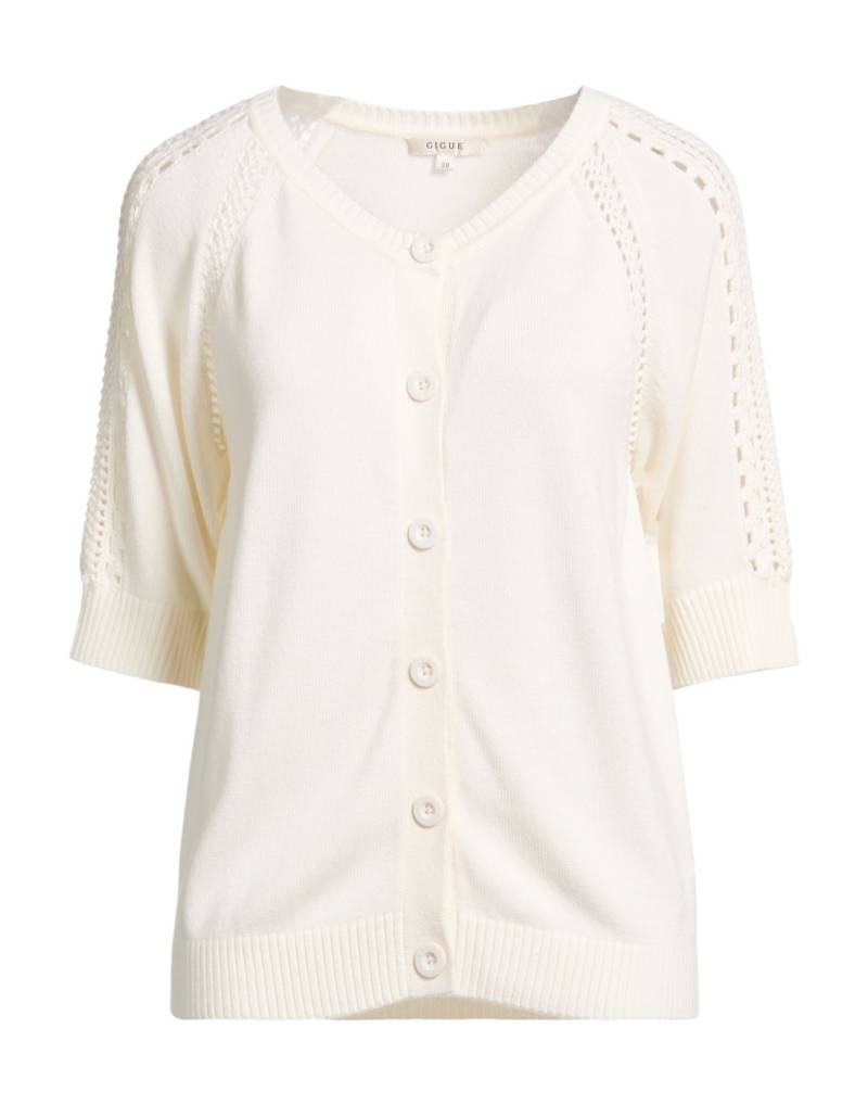 GIGUE Strickjacke Damen Elfenbein von GIGUE