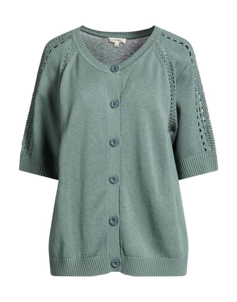 GIGUE Strickjacke Damen Salbeigrün von GIGUE