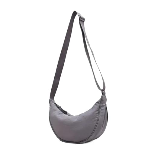 GIJMZY Cord Tasche Damen Schlichtes Design Damen Messenger Bag Mode Nylon Hobos Kleine Umhängetaschen Vintage Mädchen Geldbörse Stoffhandtaschen(GREY) von GIJMZY