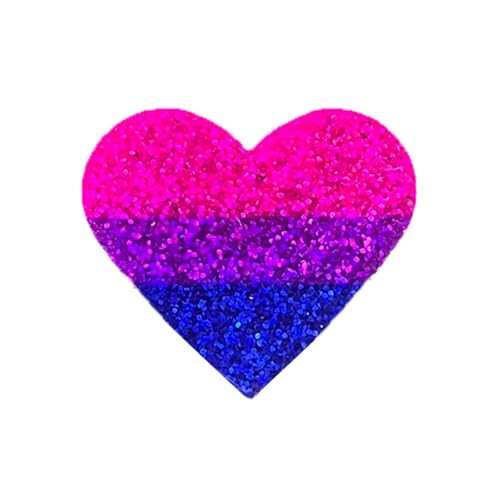 Pride Regenbogen-Brosche LGBTQ Fortschritt Verbündeter herzförmiger Anstecknadel Glitzer Acryl Schwul Lesben Trans Pin, Acryl, Kein Edelstein Pride Regenbogen-Brosche LGBTQ Fortschritt Verbündeter herzförmiger Anstecknadel Glitzer Acryl Schwul Lesben Trans Pin, Acryl, Kein Edelstein von GIKILEE