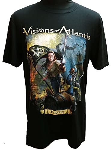 Visions of Atlantis - Pirates - T-Shirt L von GILDAN Softstyle Ring Spun