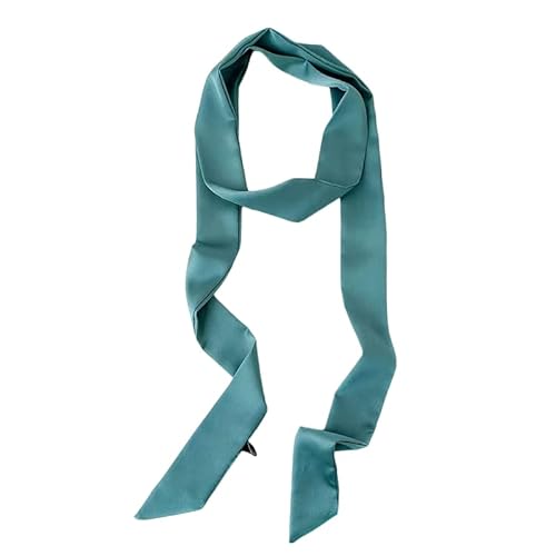 Damen Satin Gürtel 5cm x 195cm Band Imitated Silk Lange Schal Kleid Bund Hut Zubehör (Mint Green) von GIMIRO