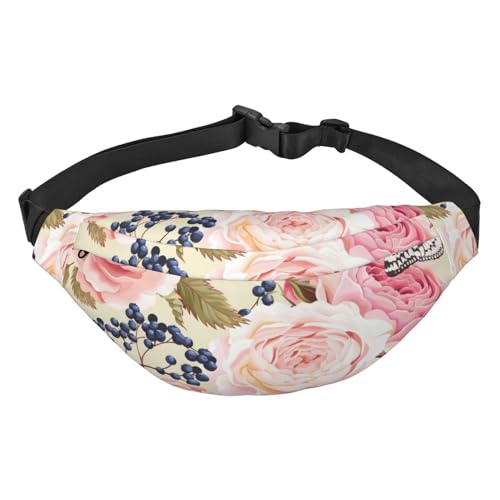 Schmetterlinge Pollen Gürteltasche für Herren Modische Crossbody Bauchtasche für Frauen Hüfttasche mit verstellbarem Riemen, mehrfarbig, Einheitsgröße, Kuriertasche von GIMMAV