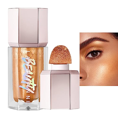 Highlighter-Make-up-Stick | Langlebige, glitzernde Highlighter für das Gesicht | Wasserfester, leichtflüssiger und geschmeidiger Glitzer-Textmarker für Mädchen und Frauen Gimocool von GIMOCOOL