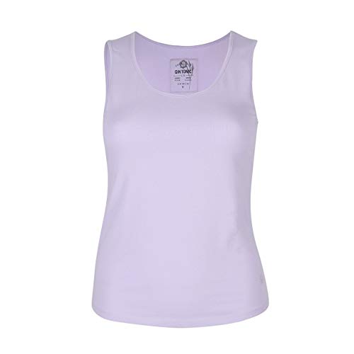 GIN TONIC Damen Basic Top, Größe:XL, Farbe:Flieder von GIN TONIC