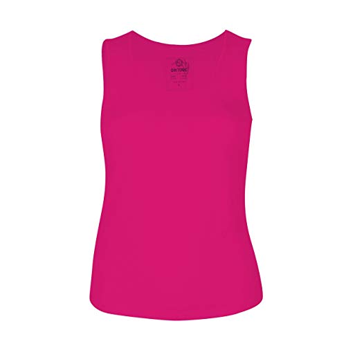 GIN TONIC Damen Basic Top, Größe:XL, Farbe:Pink von GIN TONIC