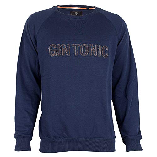 GIN TONIC Herren Sweatshirt, Größe:M, Farbe:Navy von GIN TONIC