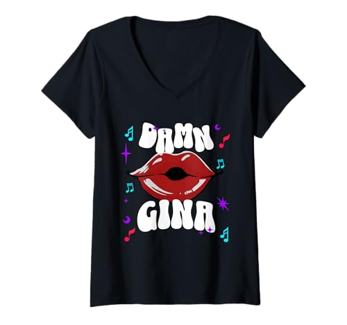 Damen GINA Schwester GINA T-Shirt mit V-Ausschnitt Damen GINA Schwester GINA T-Shirt mit V-Ausschnitt von GINA CLOTHING