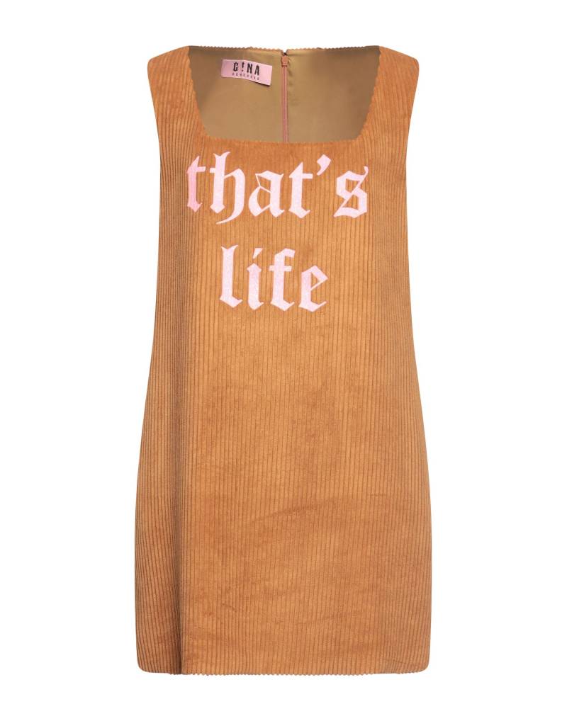 GINA GORGEOUS Mini-kleid Damen Kamel von GINA GORGEOUS