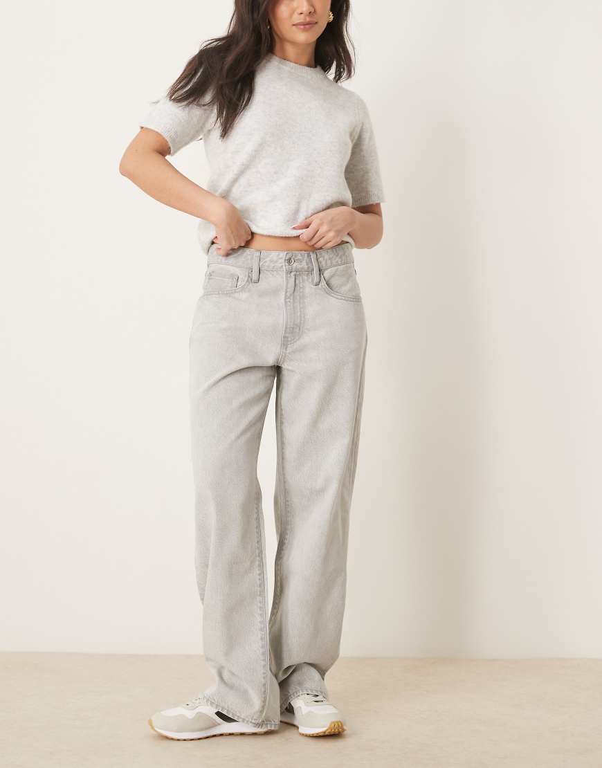 Gina Tricot - Baggy-Jeans in hellgrauer Waschung von GINA TRICOT