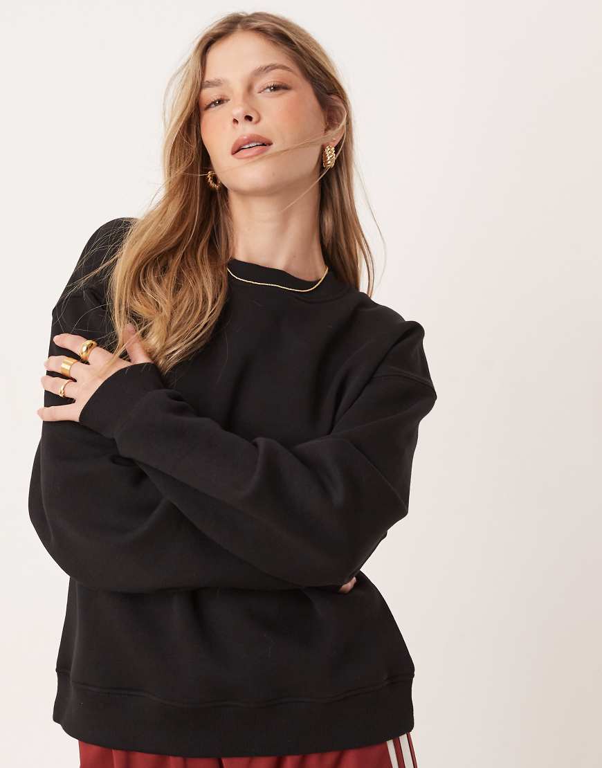 Gina Tricot - Oversize-Sweatshirt in Schwarz Gina Tricot - Oversize-Sweatshirt in Schwarz von GINA TRICOT