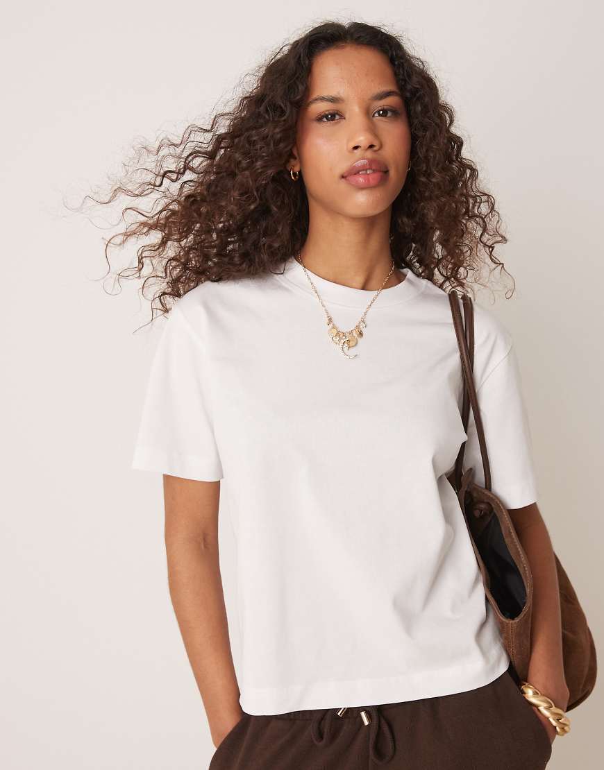 Gina Tricot - T-Shirt in Weiß von GINA TRICOT