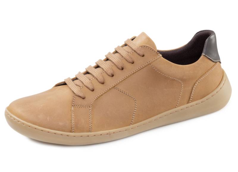 GINO GALANTE, bequeme Herren-Barfußschuhe, mit herausnehmbarem Fußbett, Camel, Größe 42 von GINO GALANTE