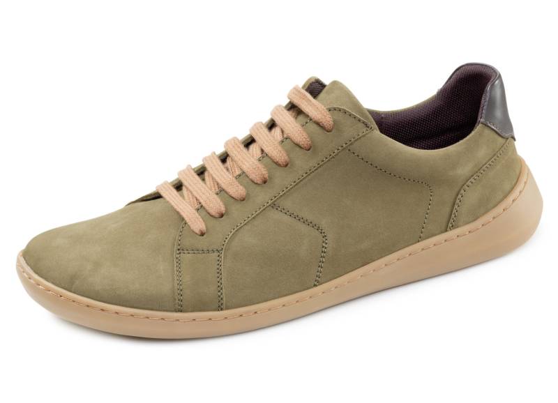 GINO GALANTE, bequeme Herren-Barfußschuhe, mit herausnehmbarem Fußbett, Oliv, Größe 41 von GINO GALANTE