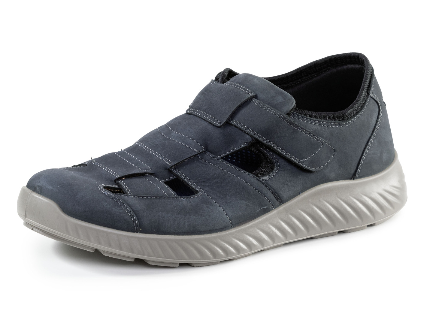 GINO GALANTE, bequeme Herren-Slipper, Weite H, mit herausnehmbarem Fußbett, Marine, Größe 46 von GINO GALANTE